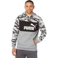PUMA Big & Tall Essentials + Camo Fleece Hoodie