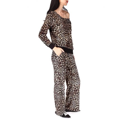 마이클코어스 MICHAEL Michael Kors Cheetah Straight Leg Pants