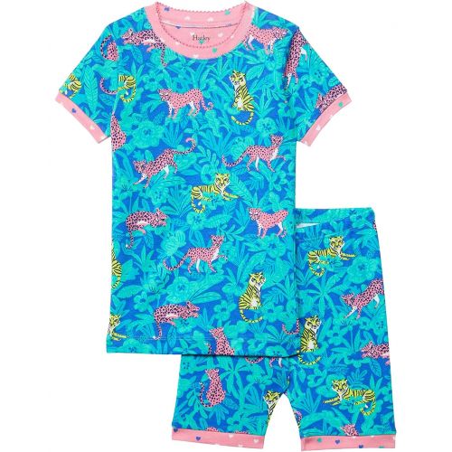 해틀리 Hatley Kids Jungle Cats Organic Cotton Short Pajama Set (Toddleru002FLittle Kidsu002FBig Kids)