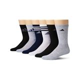 adidas Athletic Cushioned Mixed 6-Pack Crew