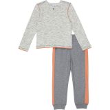 Splendid Littles Space Dye Long Sleeve Top & Pants Set (Toddleru002FLittle Kidsu002FBig Kids)