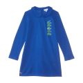 Lacoste Kids Long Sleeve Stacked Timeline Croc Polo Dress (Toddler/Little Kids/Big Kids)