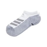 Adidas Kids Cushioned Angle Stripe No Show Socks 6-Pack (Toddler/Little Kid/Big Kid/Adult)