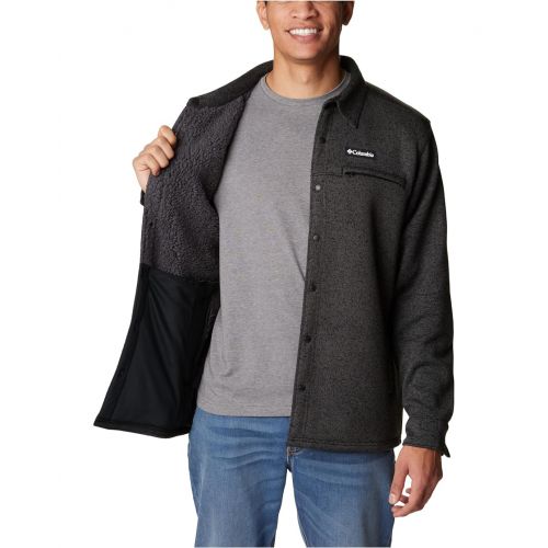 콜롬비아 Mens Columbia Sweater Weather Shirt Jacket