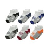 Jefferies Socks Sporty Half Cushion Quarter Socks 6-Pair Pack (Toddler/Little Kid/Big Kid/Adult)
