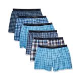 Hanes Mens Tagless Boxer with Exposed Waistband, Multiple Packs Available