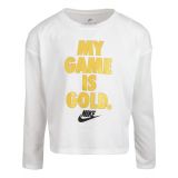 Nike Kids My Game Is Gold Long Sleeve Tee (Little Kids)