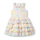Janie and Jack Tiered Floral Dress (Toddler/Little Kids/Big Kids)