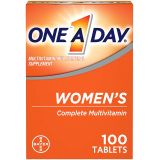 One A Day Women’s Multivitamin, Supplement with Vitamin A, Vitamin C, Vitamin D, Vitamin E and Zinc for Immune Health Support, B12, Biotin, Calcium & More, 100 count