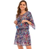 Lucky Brand Poolside Charm Chiffon Dress Cover-Up
