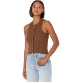 Madewell Kendale Button-Front Crop Sweater Tank