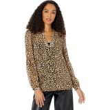 MICHAEL Michael Kors Cheetah Print Long Sleeve Tunic