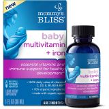 Mommys Bliss Baby Multivitamin + Iron, Daily Essential Vitamins for Immune Support, Healthy Growth & Bone Development, Age 2 Months+, 30 ml