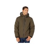 Cole Haan 28 Oxford Nylon Hooded Jacket with Rubberized Trim