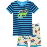Hatley Kids Friendly Dinos Organic Cotton Short Pajama Set (Toddleru002FLittle Kidsu002FBig Kids)