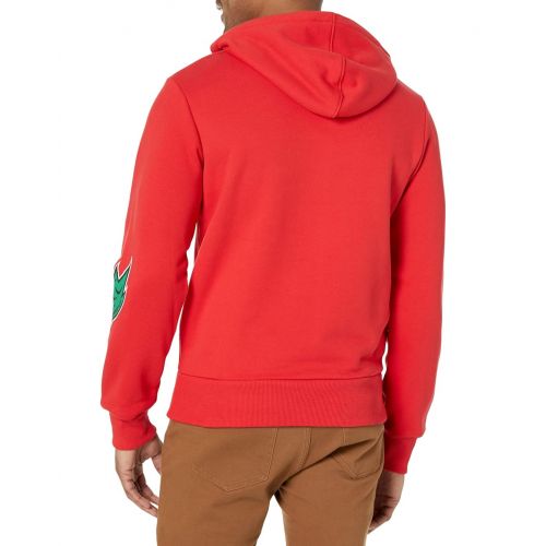 라코스테 Lacoste Croc Icon Heroes Cotton Hoodie Sweatshirt with Patch Details