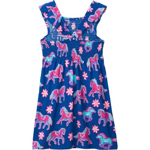 해틀리 Hatley Kids Electric Horses Smocked Dress (Toddleru002FLittle Kidsu002FBig Kids)