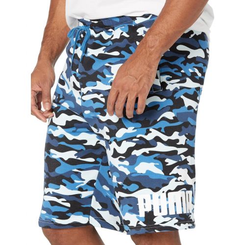 퓨마 PUMA Big & Tall Camo All Over Print Fleece Shorts