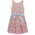 Polo Ralph Lauren Kids Floral Cotton Poplin Dress & Bloomer (Toddler)