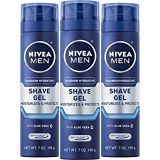 NIVEA Men Maximum Hydration Moisturizing Shaving Gel 7 Ounce (Pack of 3)
