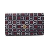 Tommy Hilfiger Cece II Flap Continental Wallet Coated Square Monogram