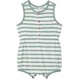 Janie and Jack Stripe Terry Romper (Infant)