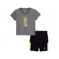 Nike Kids Just Do It Graphic T-Shirt and Shorts Two-Piece Set (Infant)