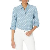 Tommy Hilfiger Classic Long Sleeve Roll Tab Button Down Shirt (Standard and Plus Size)