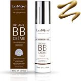 La Mav Organic BB Cream Medium - All In One Organic Tinted Sunscreen, Foundation and Natural Tinted moisturizer - Fresh and Flawless Skin Instantly - Natural BB Cream for Medium Dark Colo