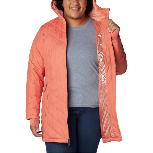 콜롬비아 Columbia Plus Size Heavenly Long Hooded Jacket