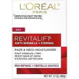 LOreal Paris Skincare Revitalift Anti-Wrinkle and Firming Face and Neck Moisturizer with Pro-Retinol Paraben Free 1.7 oz (Packaging may vary)