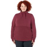 L.L.Bean Plus Size Cozy Mixed Knits Pullover