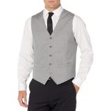 Perry Ellis Mens Big and Tall Slim Fit Stretch Herringbone Suit Vest