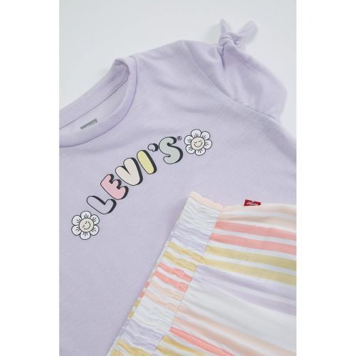 리바이스 Levis Kids Graphic T-Shirt and Shorts Two-Piece Set (Little Kids)