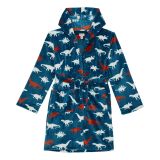 Hatley Kids Dino Silhouettes Fleece Robe (Toddleru002FLittle Kidsu002FBig Kids)