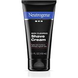 Neutrogena Men Skin Clearing Shave Cream, Oil-Free Shaving Cream to Help Prevent Razor Bumps & Ingrown Hairs, 5.1 fl. oz (Pack of 3)