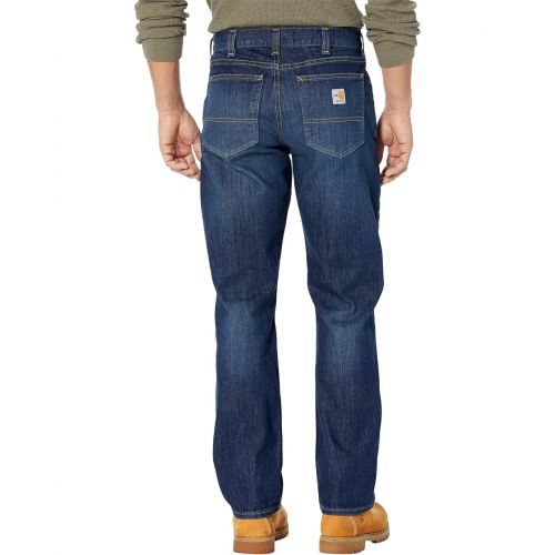 칼하트 Carhartt Flame-Resistant Rugged Flex Jeans - Relaxed Fit in Midnight Indigo
