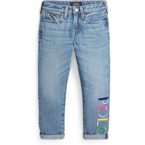 폴로 랄프로렌 Polo Ralph Lauren Kids Logo Slim Fit Cotton Jeans (Little Kid)