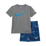 Nike Kids Dri-FIT Dominate Graphic T-Shirt and Shorts Two-Piece Set (Infant)