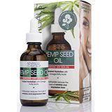 Advanced Clinicals Hemp Seed Oil for Face. Cold Pressed Cannabis Sativa oil instantly hydrates skin and helps with Wrinkles, Fine Lines, and Expression Lines. (1.75oz)