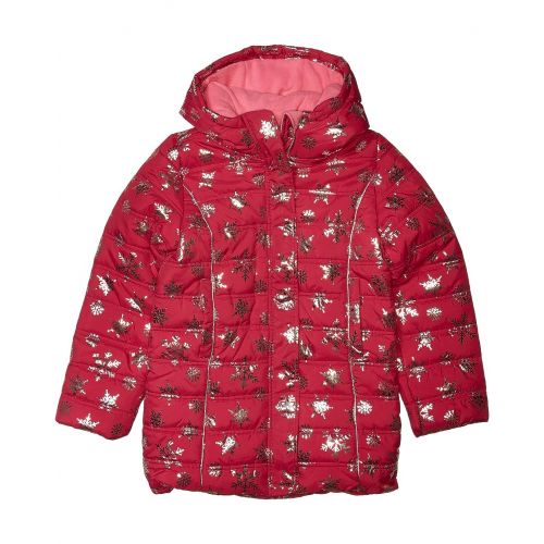 해틀리 Hatley Kids Metallic Snowflakes Puffer Coat (Toddleru002FLittle Kidsu002FBig Kids)