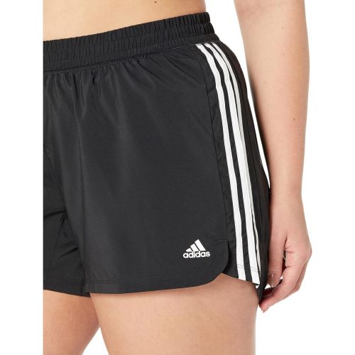 아디다스 adidas Plus Size Pacer 3-Stripes Woven Shorts