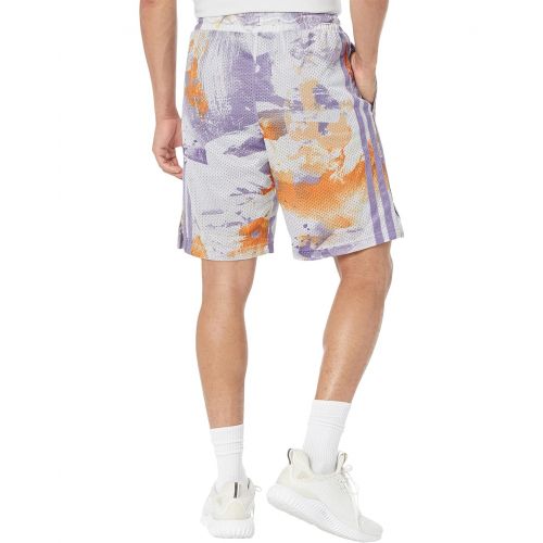 아디다스 adidas Q2 Basketball All Over Printed Mesh Shorts