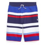 Polo Ralph Lauren Kids Striped Fleece Shorts (Big Kids)
