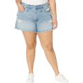 Madewell Plus Relaxed Denim Shorts in Renfield Wash: Destructed Edition