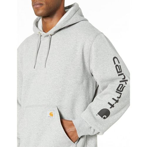 칼하트 Carhartt Midweight Signature Sleeve Logo Hooded Sweatshirt