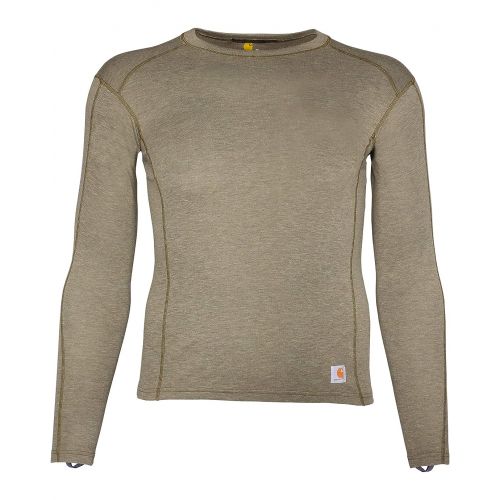 칼하트 Carhartt Mens Force Heavyweight Polyester-Wool Base Layer Long Sleeve Shirt