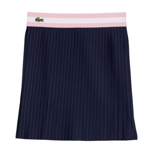 라코스테 Lacoste Kids Branding Solid Skirt (Toddleru002FLittle Kidsu002FBig Kids)