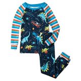 Hatley Kids Space Dinos Organic Cotton Raglan Pajama Set (Toddleru002FLittle Kidsu002FBig Kids)