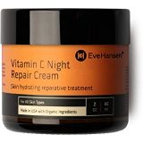 Eve Hansen Vitamin C Night Cream - Anti Aging Face Cream, Neck Cream, Vitamin C Cream, Vitamin E Cream - Natural Face Moisturizer for Acne Scar Removal, Dark Circles and Wrinkle Fi